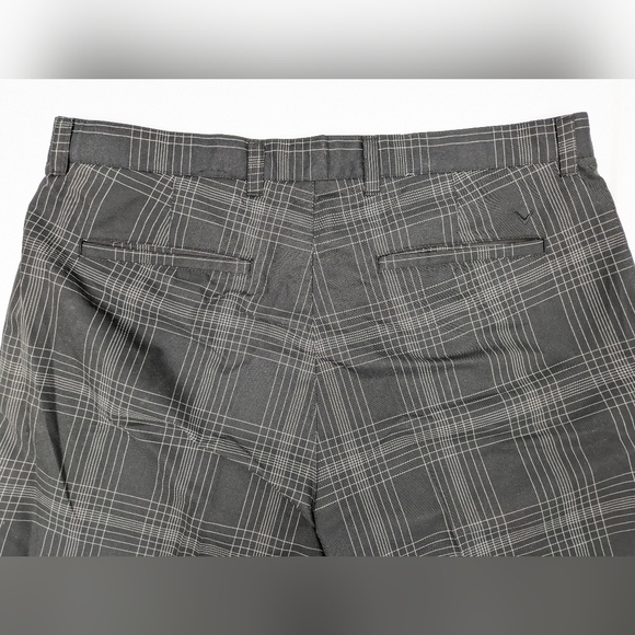 Callaway men's black plaid golf shorts size 38 - Picture 4 of 9